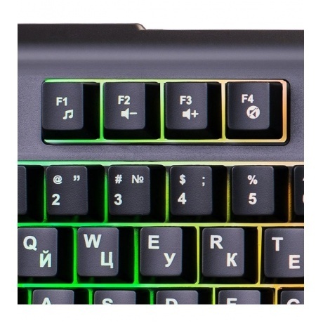 Клавиатура Oklick 717G BLACK DEATH черный/серый - фото 11