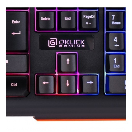 Клавиатура Oklick 717G BLACK DEATH черный/серый - фото 12
