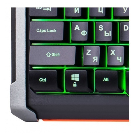 Клавиатура Oklick 717G BLACK DEATH черный/серый - фото 13