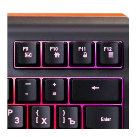 Клавиатура Oklick 717G BLACK DEATH черный/серый - фото 15