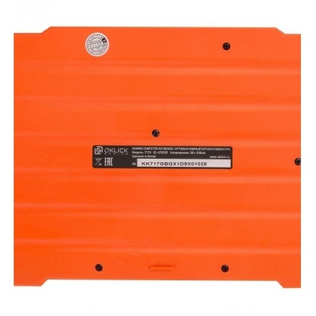 Клавиатура Oklick 717G BLACK DEATH черный/серый - фото 19