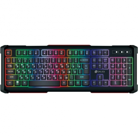 Клавиатура Oklick 717G BLACK DEATH черный/серый - фото 38