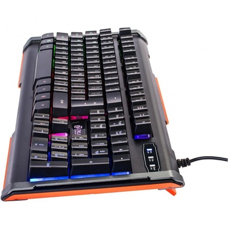 Клавиатура Oklick 717G BLACK DEATH черный/серый - фото 47