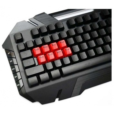 Клавиатура A4 Bloody B3590R черный/красный - фото 3