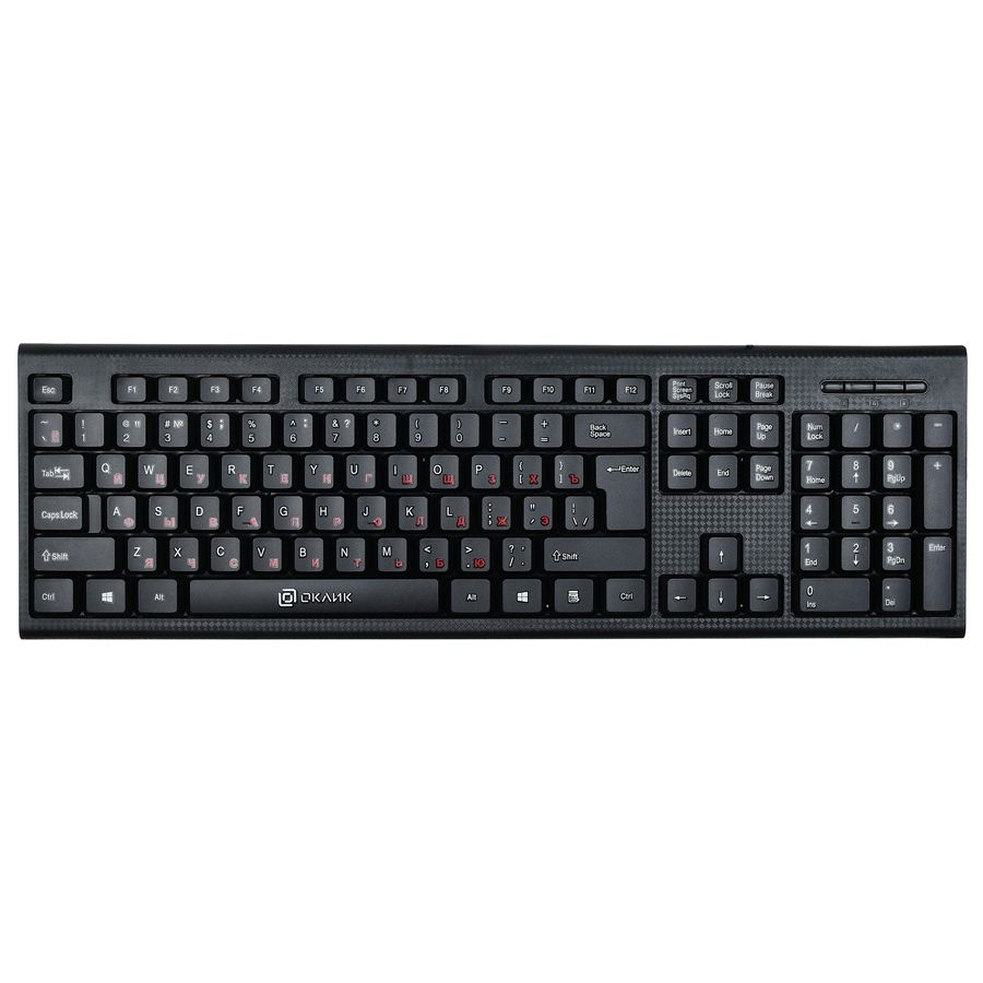 цена Клавиатура Oklick 120M черный