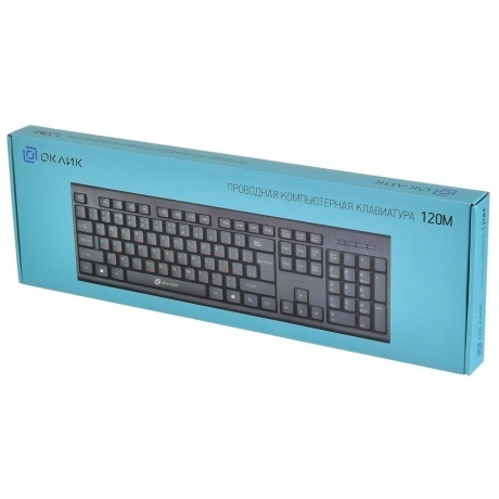 Клавиатура Oklick 120M черный - фото 9