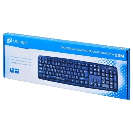 Клавиатура Oklick 90M черный - фото 6