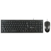Набор клавиатура+мышь Oklick 640M черный
