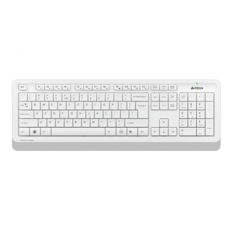 Набор клавиатура+мышь A4Tech Fstyler FG1010 белый/серый - фото 3