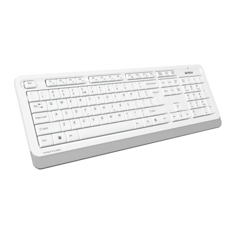 Набор клавиатура+мышь A4Tech Fstyler FG1010 белый/серый - фото 4