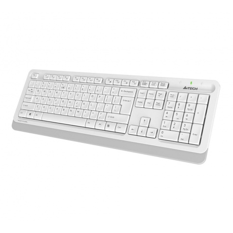 Набор клавиатура+мышь A4Tech Fstyler FG1010 белый/серый - фото 5