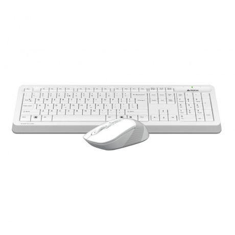 Набор клавиатура+мышь A4Tech Fstyler FG1010 белый/серый - фото 10