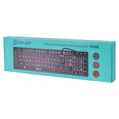 Клавиатура Oklick 560ML черный - фото 10