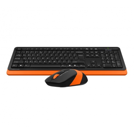 Набор клавиатура+мышь A4Tech Fstyler FG1010 черный/оранжевый - фото 10