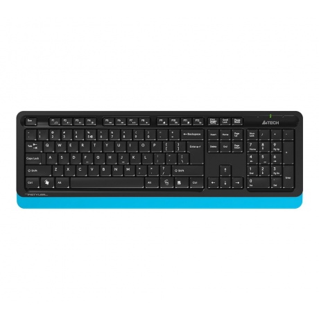 Набор клавиатура+мышь A4Tech Fstyler FG1010 черный/синий - фото 3