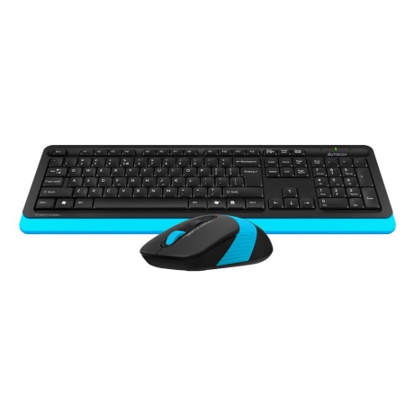 Набор клавиатура+мышь A4Tech Fstyler FG1010 черный/синий - фото 10