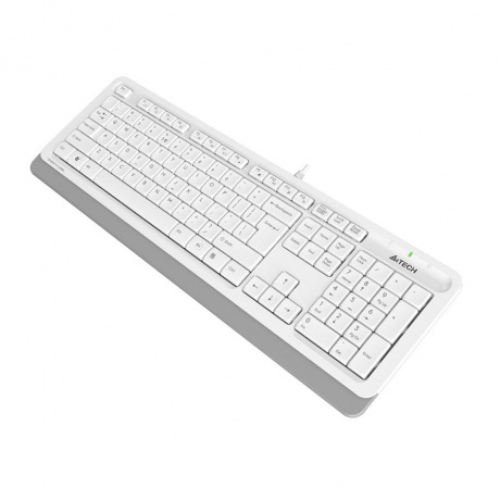 Клавиатура A4Tech Fstyler FK10 белый/серый - фото 4