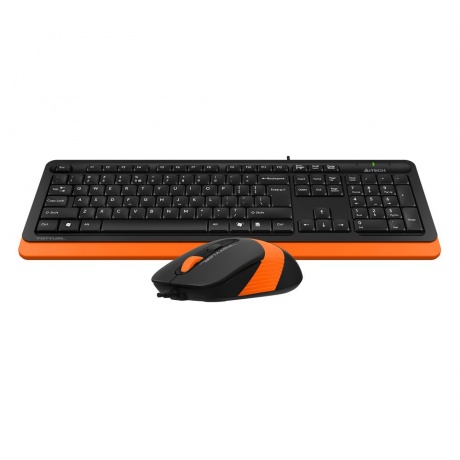 Набор клавиатура+мышь A4Tech Fstyler F1010 черный/оранжевый - фото 9