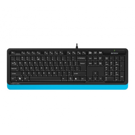 Набор клавиатура+мышь A4Tech Fstyler F1010 черный/синий - фото 2