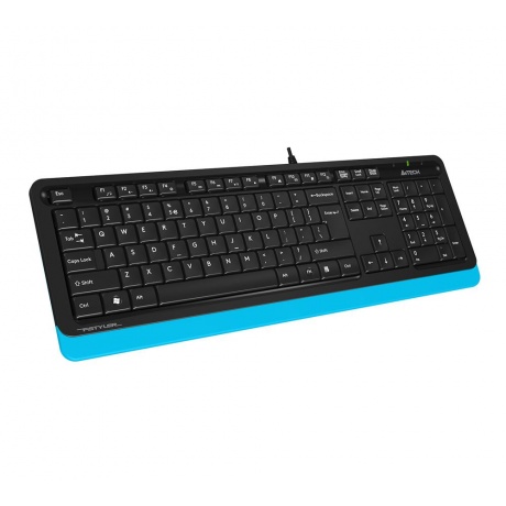 Набор клавиатура+мышь A4Tech Fstyler F1010 черный/синий - фото 3