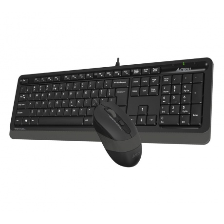 Набор клавиатура+мышь A4Tech Fstyler F1010 черный/серый - фото 11