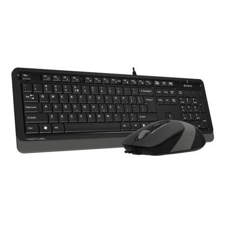 Набор клавиатура+мышь A4Tech Fstyler F1010 черный/серый - фото 10