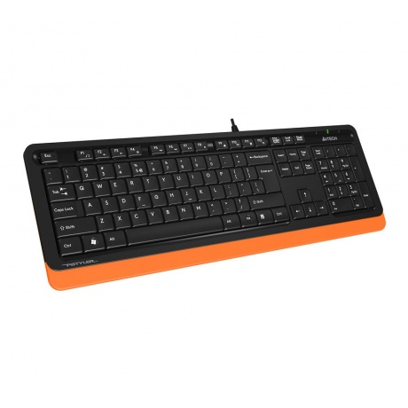 Клавиатура A4Tech Fstyler FK10 черный/оранжевый - фото 2