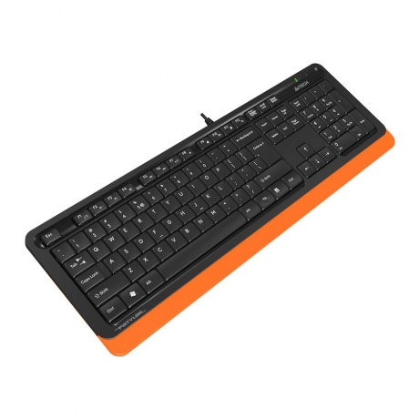 Клавиатура A4Tech Fstyler FK10 черный/оранжевый - фото 3
