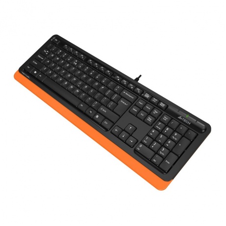 Клавиатура A4Tech Fstyler FK10 черный/оранжевый - фото 4