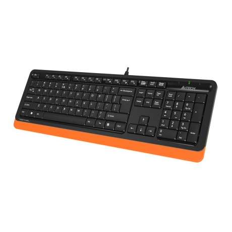 Клавиатура A4Tech Fstyler FK10 черный/оранжевый - фото 5