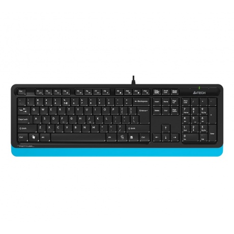 Клавиатура A4Tech Fstyler FK10 черный/синий - фото 1