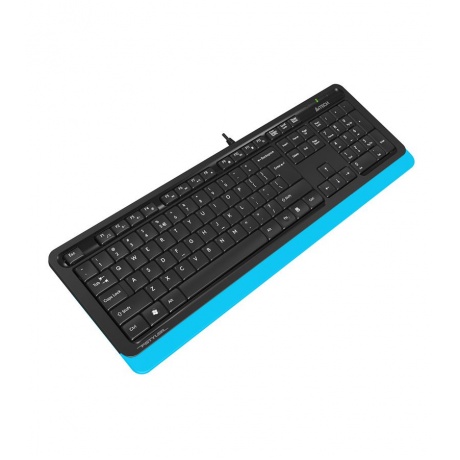 Клавиатура A4Tech Fstyler FK10 черный/синий - фото 3
