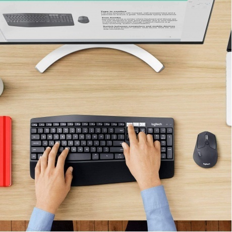 Набор клавиатура+мышь Logitech MK850 Perfomance черный - фото 7