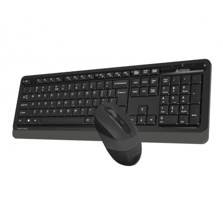 Набор клавиатура+мышь A4Tech Fstyler FG1010 черный/серый - фото 12