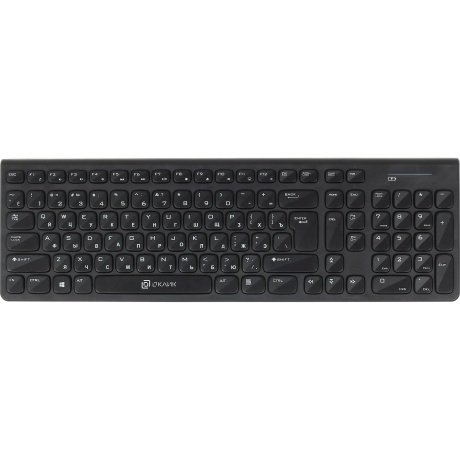 Набор клавиатура+мышь Oklick 220M черный - фото 20