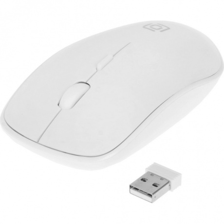 Набор клавиатура+мышь Oklick 240M белый - фото 11