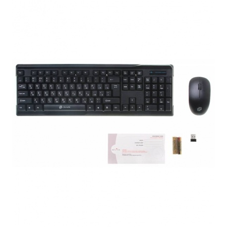 Набор клавиатура+мышь Oklick 230M черный - фото 4