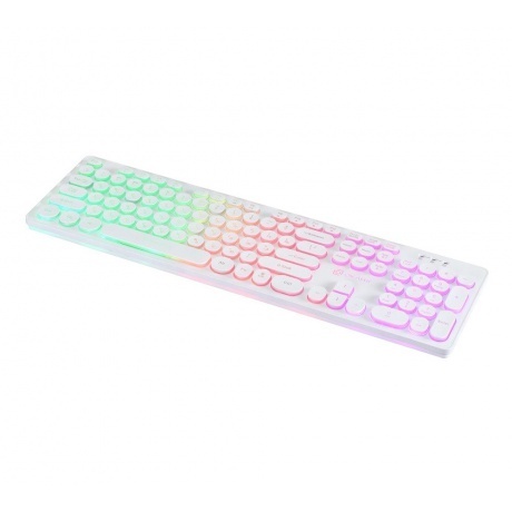 Клавиатура Oklick 420MRL белый - фото 2