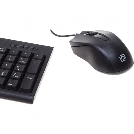 Набор клавиатура+мышь Oklick 620M черный - фото 12