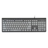 Клавиатура Oklick 480M серый/черный