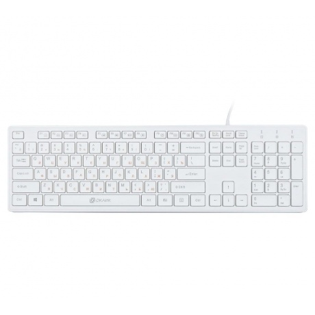 Клавиатура Oklick 500M белый - фото 1