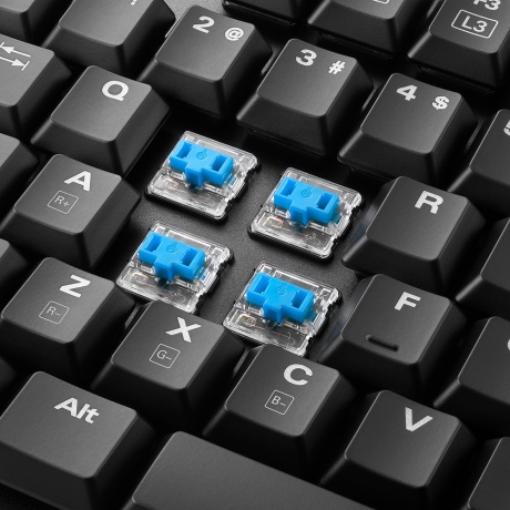 Клавиатура Sharkoon PureWriter TKL RGB (Kailh Blue switches) - фото 4