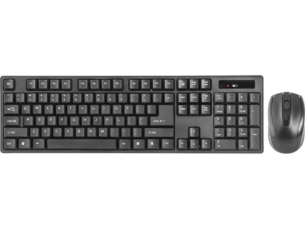 цена Набор клавиатура+мышь Defender C-915 RU Black USB