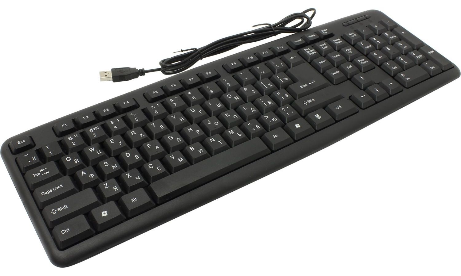 цена Клавиатура Defender HB-420 Black USB