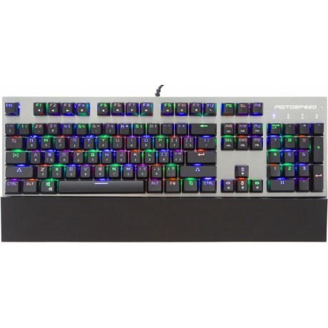 Игровая проводная клавиатура Motospeed CK108 RGB Outemu Black switch - фото 1