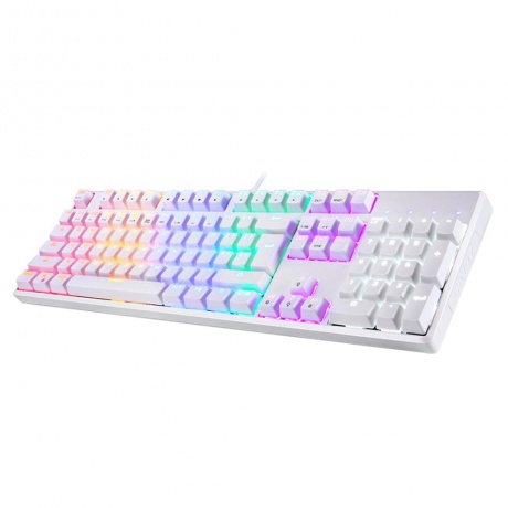 Игровая проводная клавиатура Motospeed K96 (CK107) Rainbow Xinda Blue switch белая - фото 3