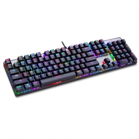 Игровая проводная клавиатура Motospeed CK104 RGB Black Outemu Red switch - фото 2