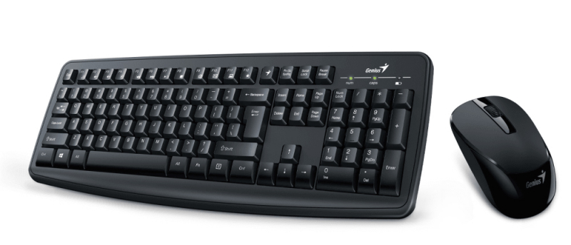 Набор клавиатура+мышь Genius Smart KM-200 комплект мыши и клавиатуры genius smart km 200 черный