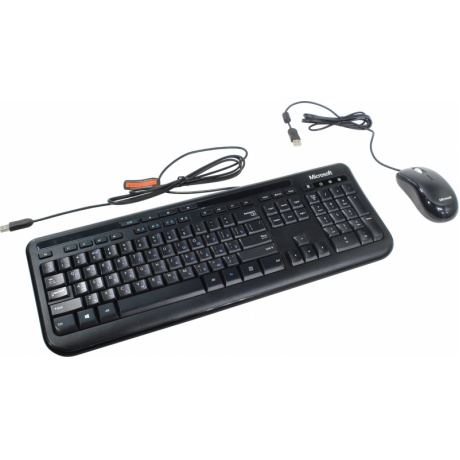 Набор клавиатура+мышь Microsoft Wired Desktop 600 USB Black - фото 2