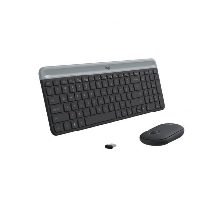 Набор клавиатура+мышь Logitech MK470 Slim Wireless Combo Graphite - фото 1